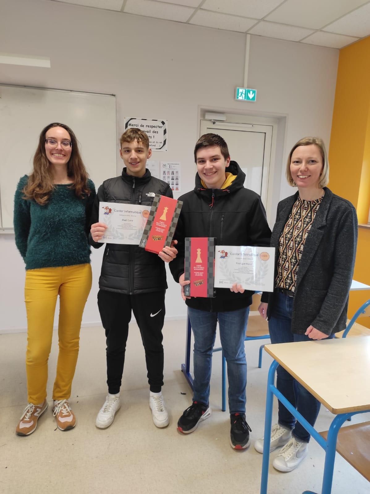 Remise Des Prix Du Concours Castor Informatique dition 2023 Coll ge Remise Des Prix Du Concours Castor Informatique dition 2023 Coll ge